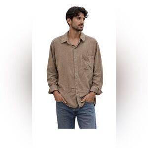Vintage TIANELLO by Steve Barraza Garment Dyed Tencel Blend Shirt Size Small